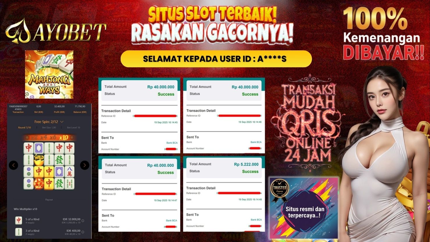 AYOBET JACKPOT SLOT MAHJONG WAYS